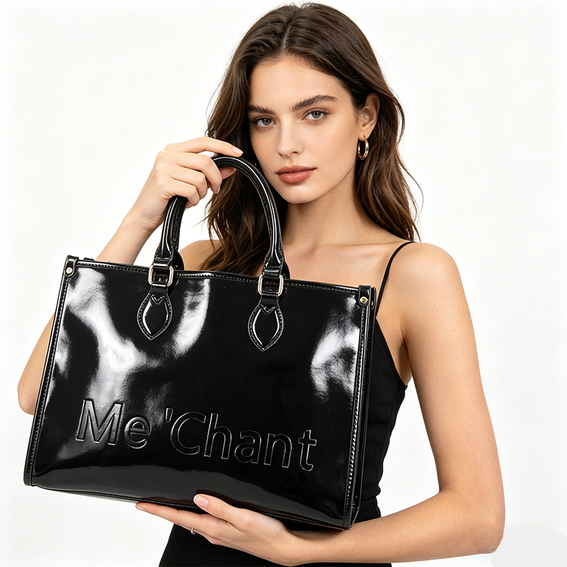 Damen Schwarze Glänzende Lackl – Leatherwork Workshop Bewertung und Preis