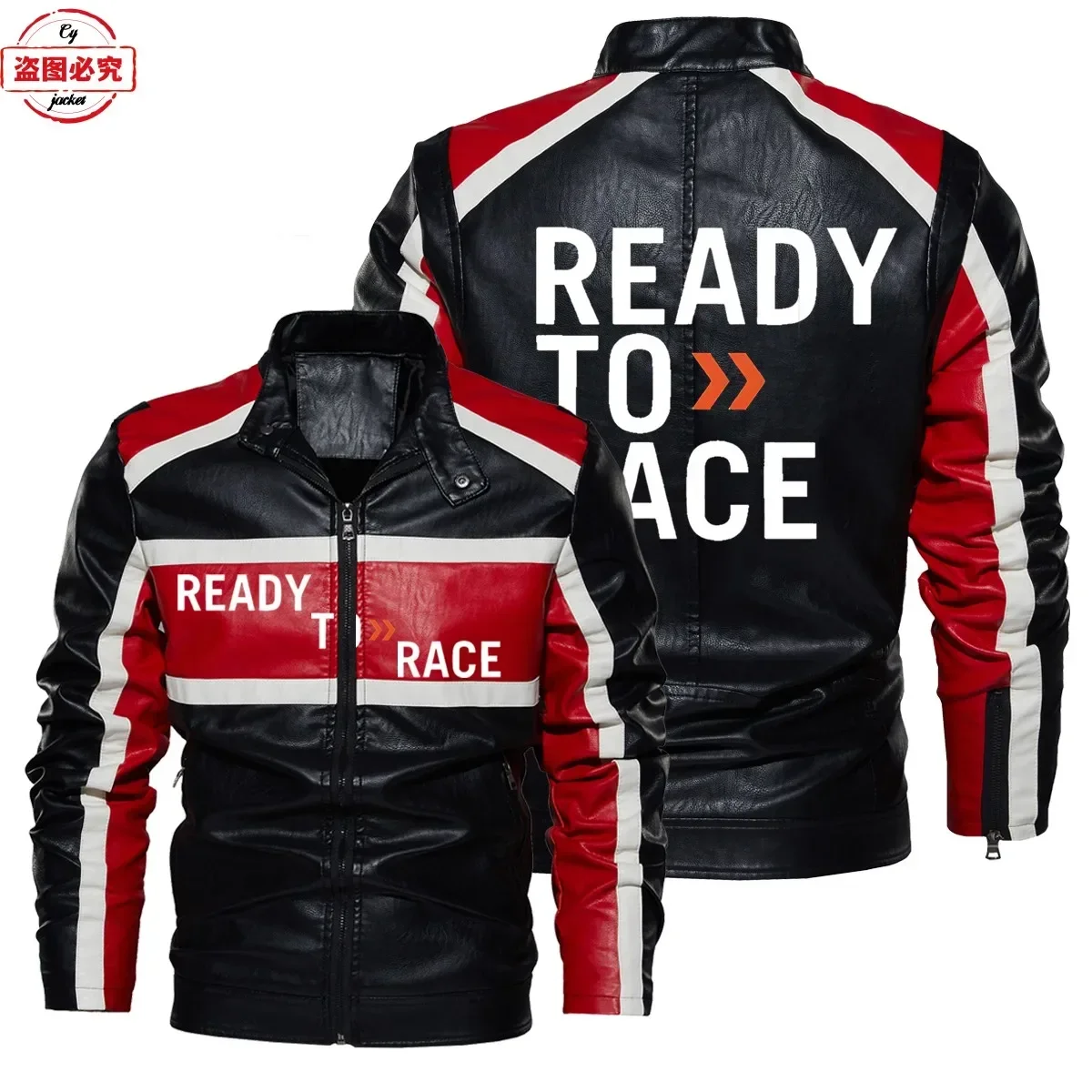 Ready To Race Logo Bedruckte O – Leather Work Jacket With Hood Bewertung und Preis