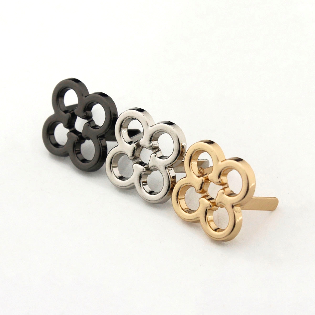 2 Stück Metall-Blumenform, ver – Leatherwork Flowers Bewertung und Preis