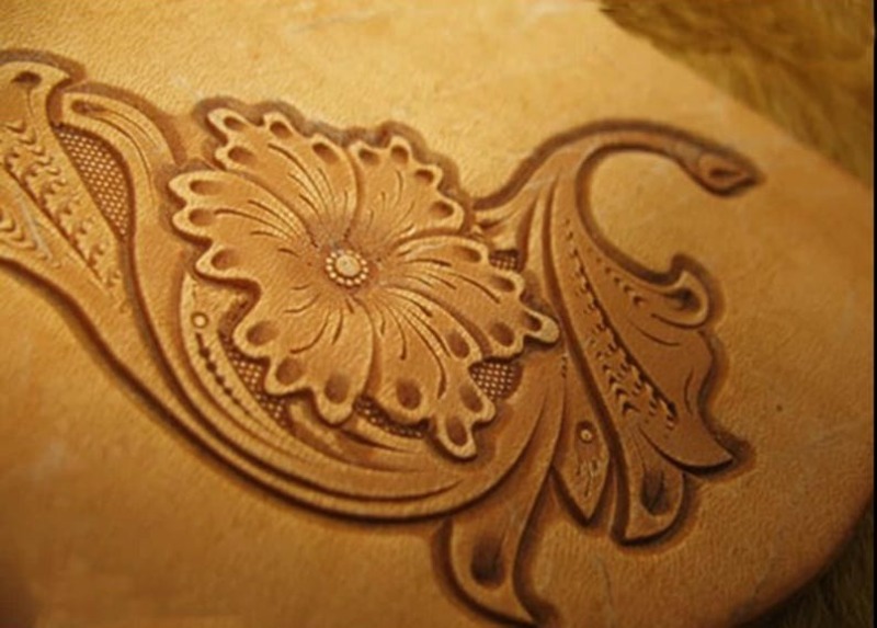 Leder-Gravurstempel-Form, Blum – Leatherwork Flowers Bewertung und Preis