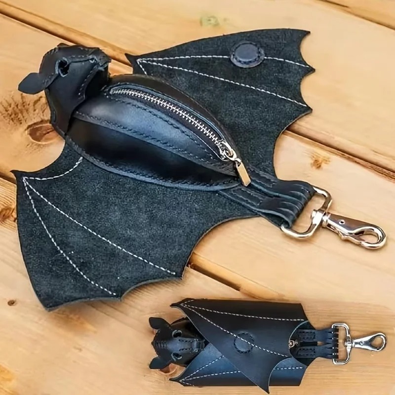 Fledermaus-Geldbörse aus PU-Le – Leatherwork Workshop Bewertung und Preis