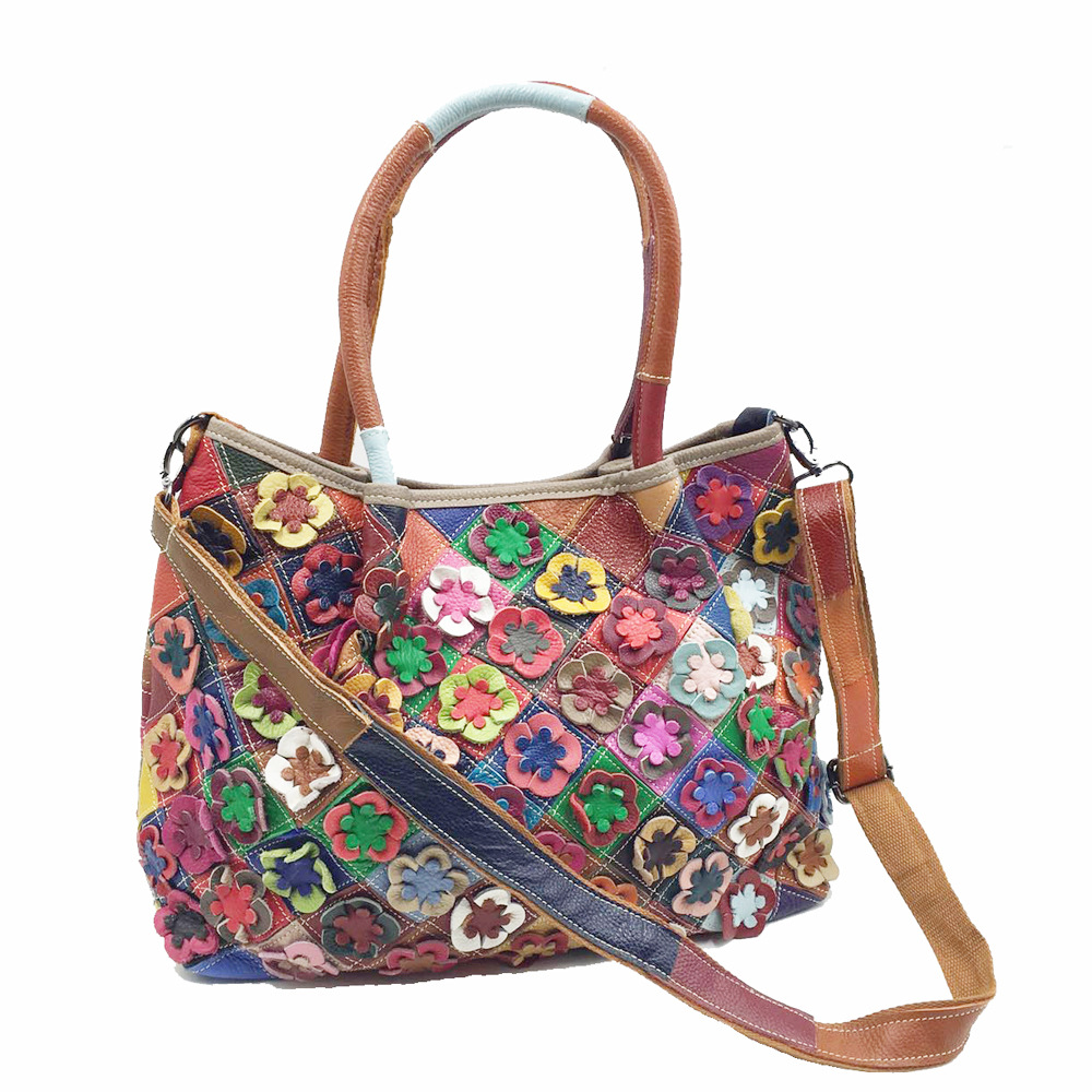 Übergroße Damen Echtleder Mehr – Leatherwork Flowers Bewertung und Preis