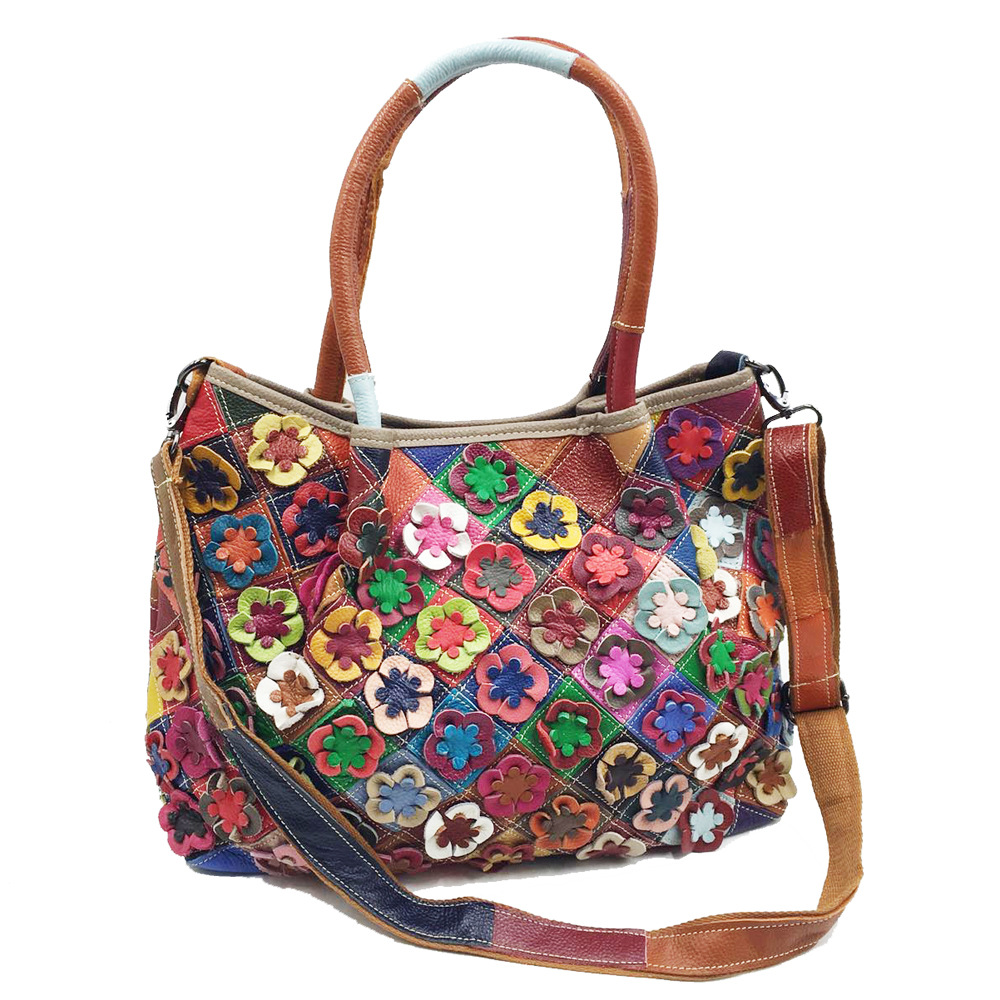 Übergroße Damen Echtleder Mehr – Leatherwork Flowers Bewertung und Preis