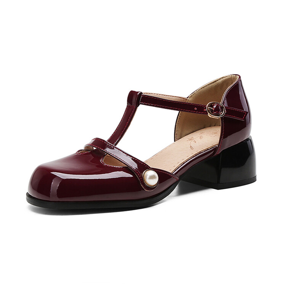 Dicke High-Heel-Sandalen für D – Leather Work Leather Bewertung und Preis