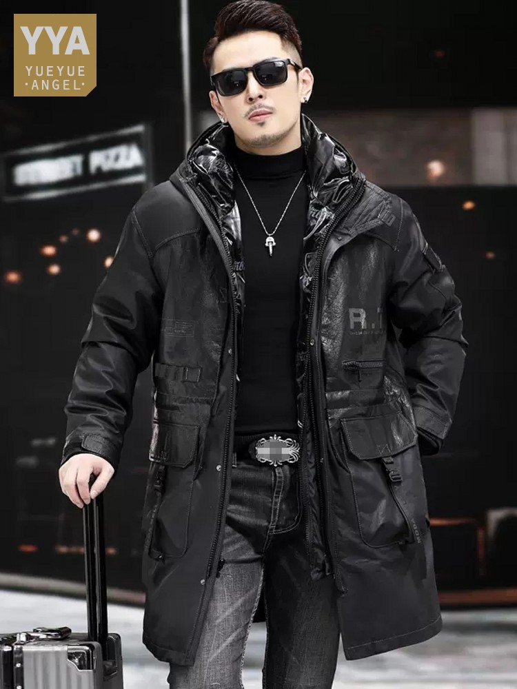 Winter Echtes Leder Mantel Män – Leather Work Jacket With Hood Bewertung und Preis