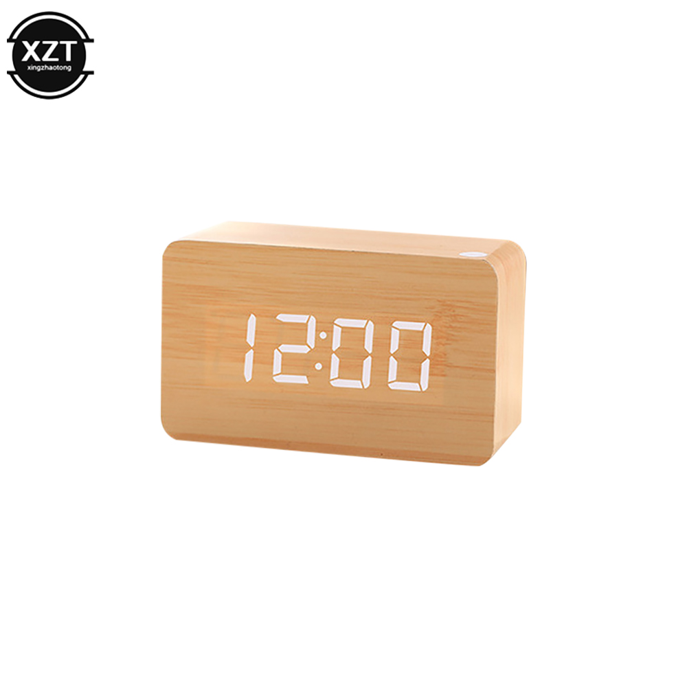 Mode Wecker LED Holz Uhr Tisch – Leatherwork Desk Bewertung und Preis