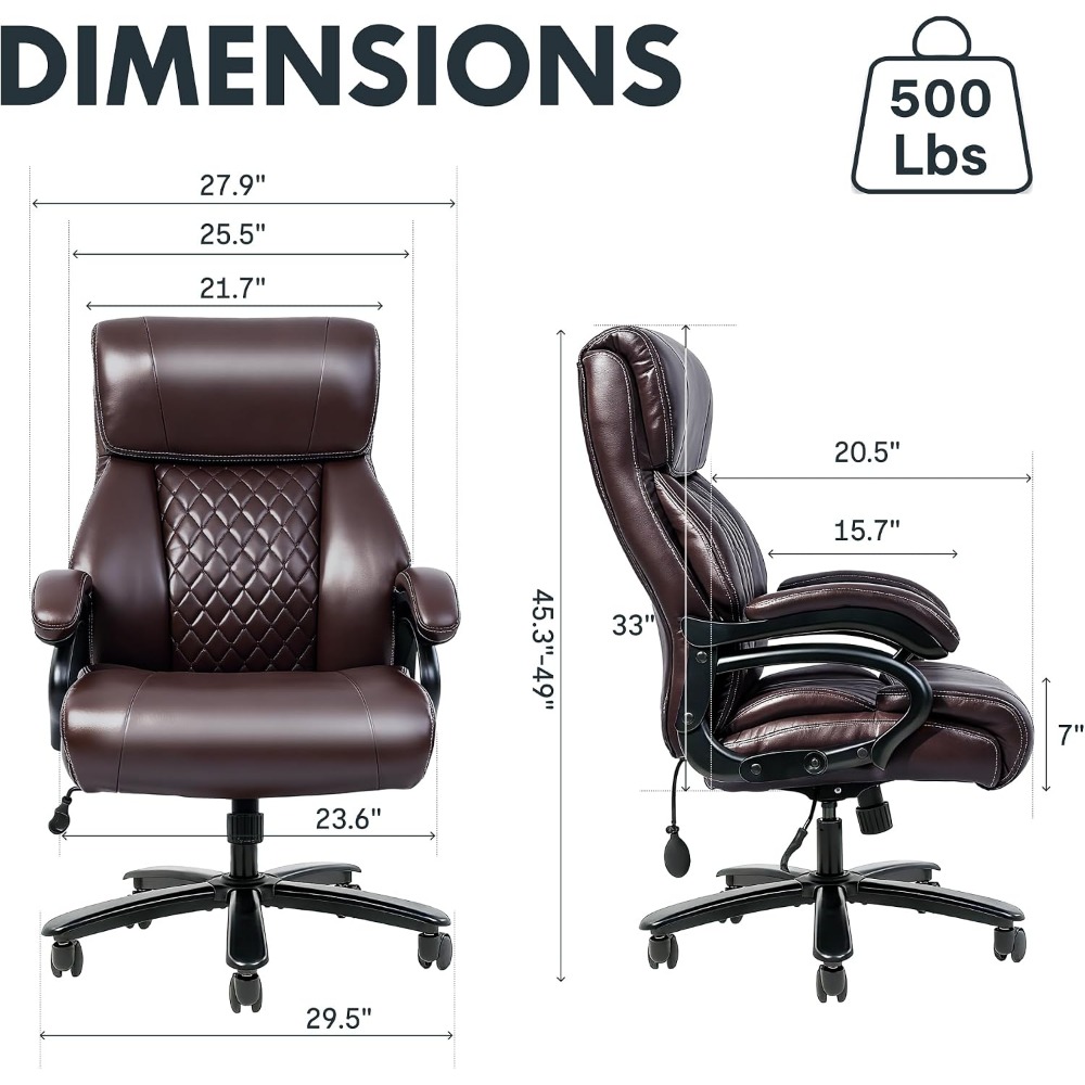 Hochleistungsfähiger Bürostuhl – Leather Work Leather Bewertung und Preis