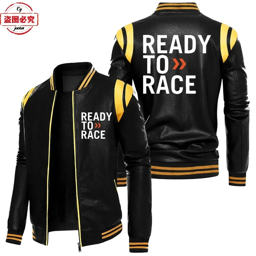 Ready To Race Logo Bedruckte O – Leather Work Jacket With Hood Bewertung und Preis