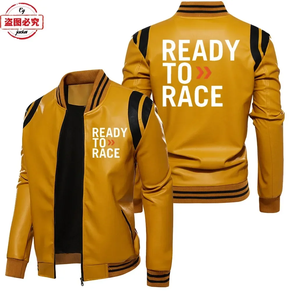 Ready To Race Logo Bedruckte O – Leather Work Jacket With Hood Bewertung und Preis