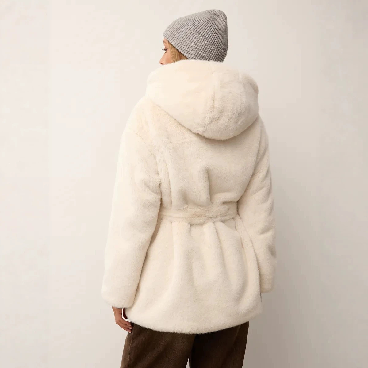 Kapuzen-Kunstpelzmäntel für Da – Leather Work Jacket With Hood Bewertung und Preis